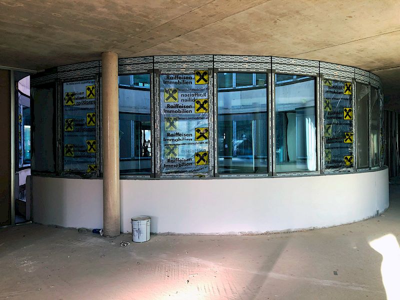 Simproflex Fensterschutzhüllen - Anwendungsbeispiel Innenansicht